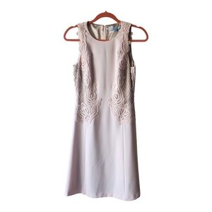 ANTONIO MELANI Blush Lace Sheath Dress